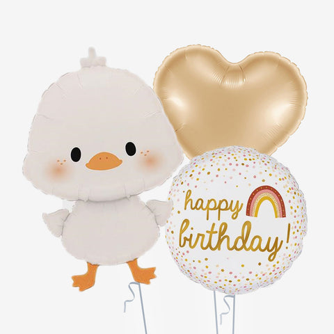 Cute Baby Chick Birthday Balloons