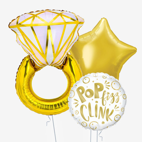 Gold Ring Balloons
