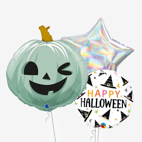 Green Pumpkin Halloween Balloons | Box Balloons | Next-Day Balloon Delivery