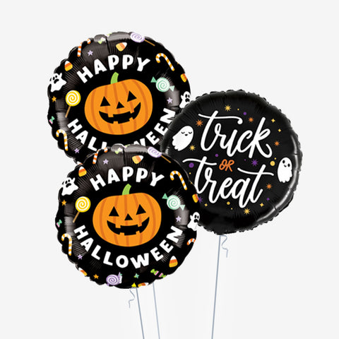 Pumpkin Trick Or Treat Halloween Balloons - Box Balloons