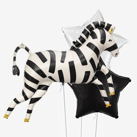 Happy Zebra Balloons - Box Balloons