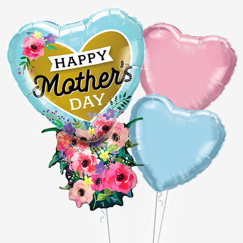 Mother's Day Heart Bouquet Balloons - Box Balloons