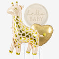 Hello Baby Giraffe Balloons - Box Balloons