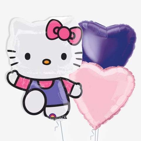 Hello Kitty Heart Foil Balloons