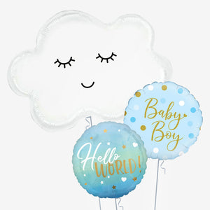 Hello World Boy Balloons