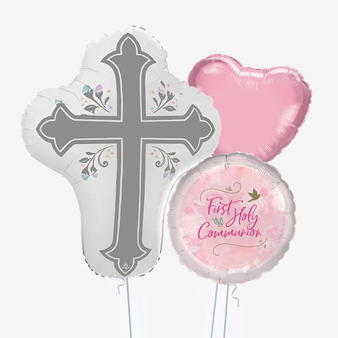 Holy Communion Pink Balloons
