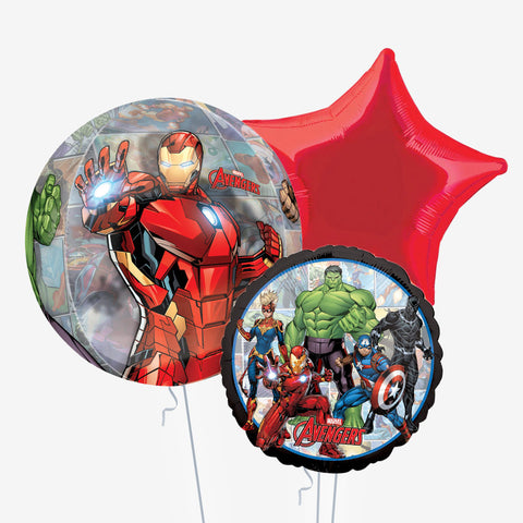Avengers Iron Man Orb Balloons | Box Balloons | Next-Day Balloon Delivery