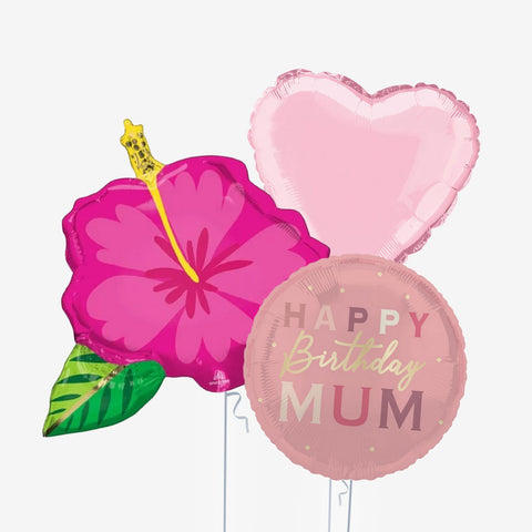 Mum Birthday Flower Balloons