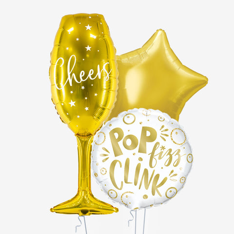 Pop, Fizz & Clink Cheers Balloons