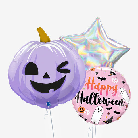 Purple Pumpkin Halloween Balloons | Box Balloons | Next-Day Balloon Delivery