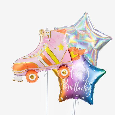 Roller Skate Birthday Balloons