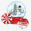 Snow Globe Christmas Balloons - Box Balloons