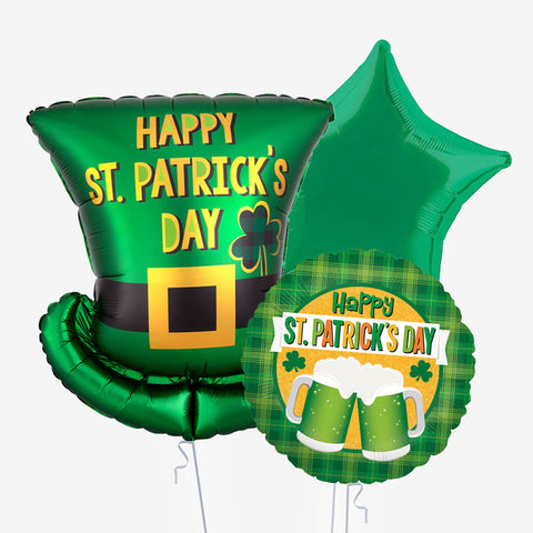 St Patrick's Day Shamrock Hat Balloons