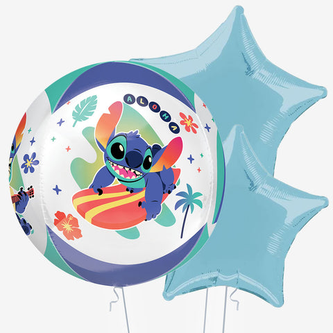 Stitch Blue Orb Balloons