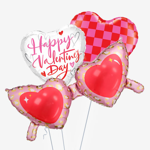 Valentine’s Heart Sunglasses Balloons