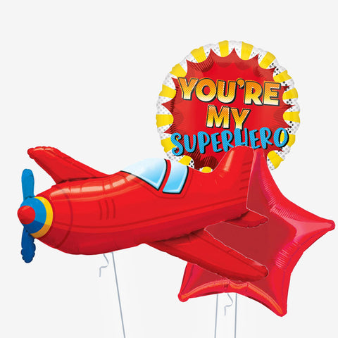 Superhero Plane Balloons