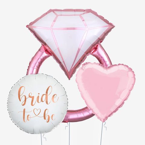 Team Bride Ring Balloons