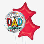 Thank You Dad Balloons - Box Balloons