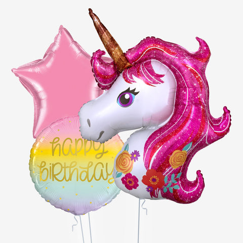 Unicorn Sparkle Balloons - Box Balloons