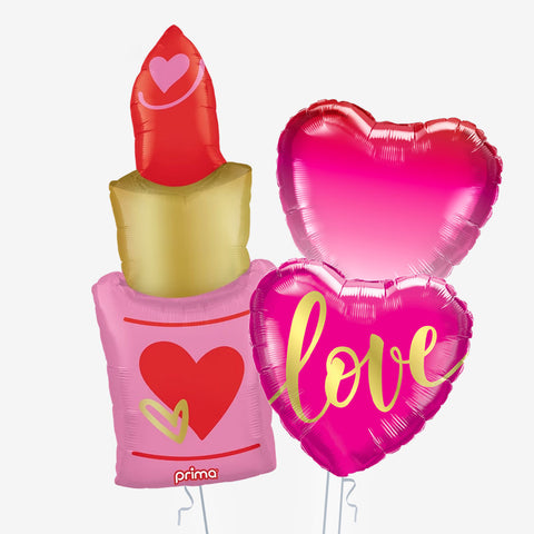 Valentine’s Lipstick Love Balloons