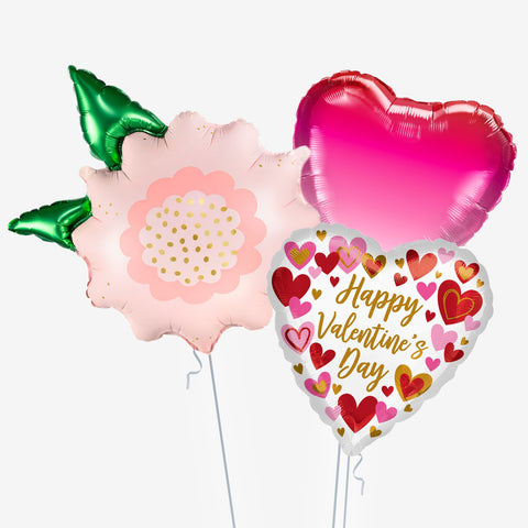 Valentine's Day Flower Balloons