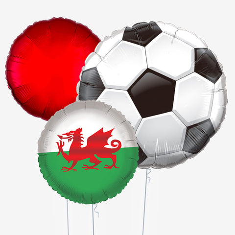 Wales Football Balloons - Box Balloons