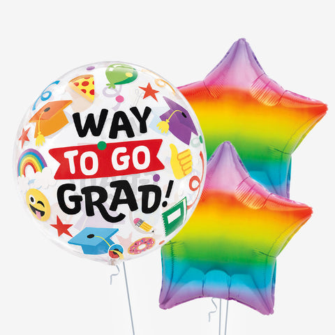 Way To Go Grad Bubble Balloon