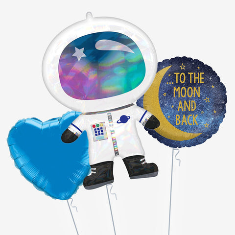 You Are My World Spaceman Balloons