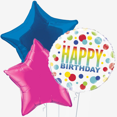 Hot Pink Birthday & Number Balloons | Box Balloons | Next-Day Balloon Delivery