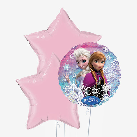 Frozen Birthday & Number Balloons - Box Balloons