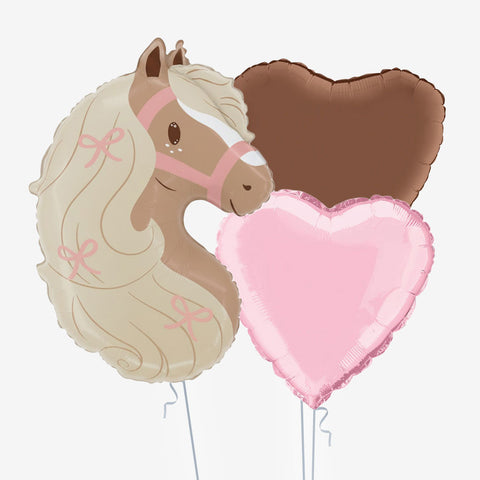 Pony & Heart Balloons