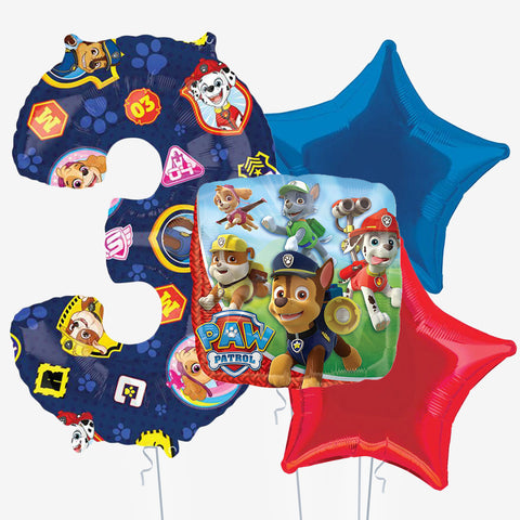 Paw Patrol & Number Balloons