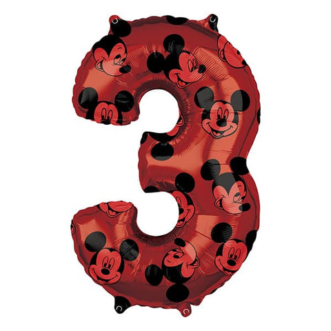 Mickey Mouse Number Balloons