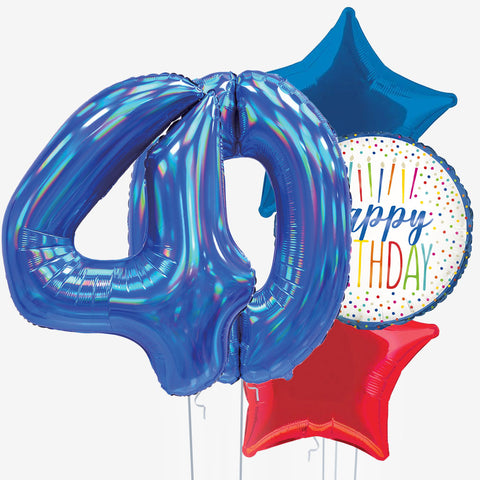 Birthday Candles & Number Balloons