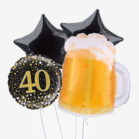 Birthday Cheers & Number Balloons