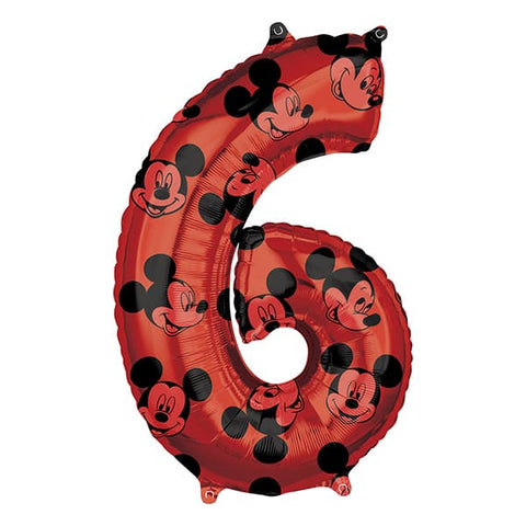 Mickey Mouse Number Balloons
