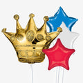 British Colours Crown Balloons - Box Balloons