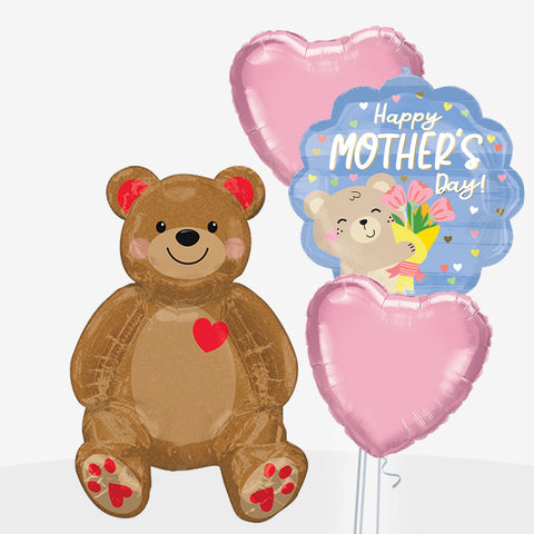 Love You Mummy Bear & Balloons