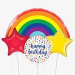 Rainbow Birthday Balloons - Box Balloons