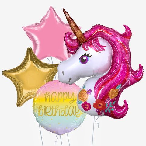 Unicorn Sparkle Balloons - Box Balloons