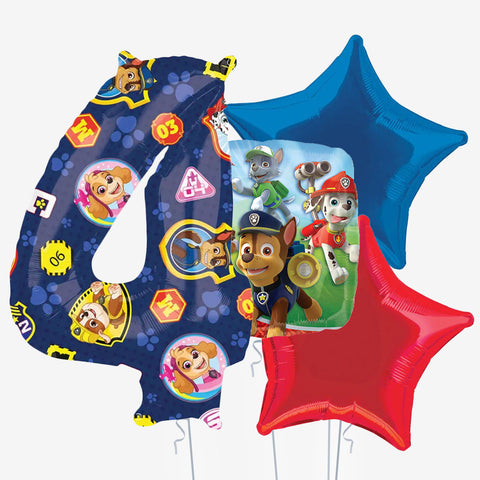 Paw Patrol & Number Balloons