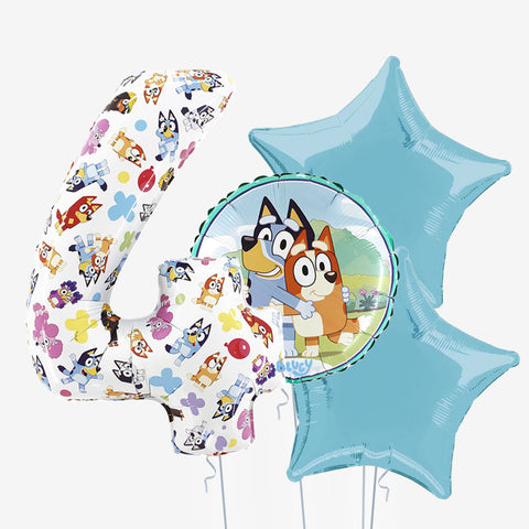 Bluey & Number Balloons