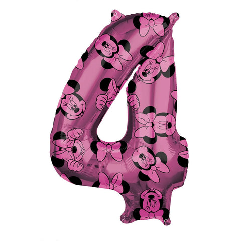 Minnie Mouse Number Balloons