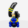 Personalised Minions Number Balloon Stack | Box Balloons | Next-Day Balloon Delivery