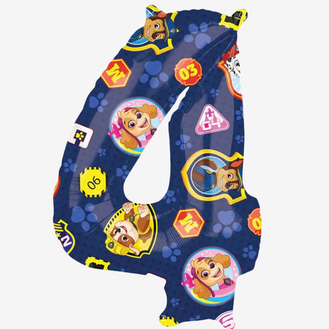 26" Paw Patrol Number Balloons