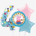 Peppa Pig & Number Balloons | Box Balloons | Next-Day Balloon Delivery