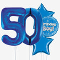 Birthday Boy & Number Balloons - Box Balloons