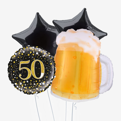 Birthday Cheers & Number Balloons