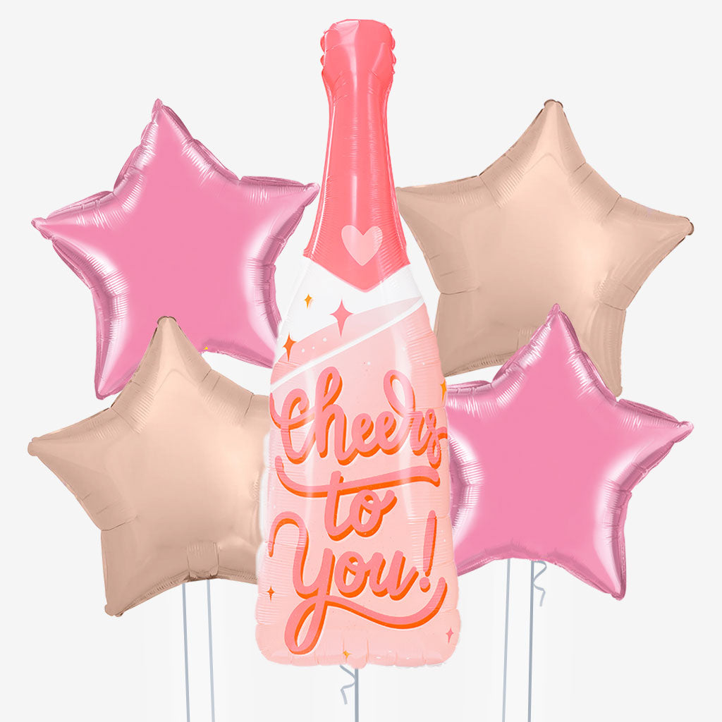 A Bottle of Cheers Balloons - Box Balloons