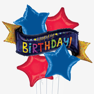 Happy Birthday Banner Balloons